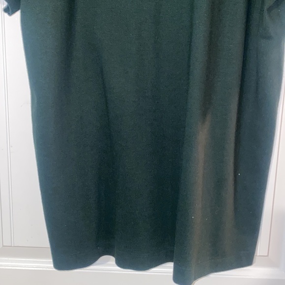 Polo shirt dark green with red polo, XL - Picture 7 of 7